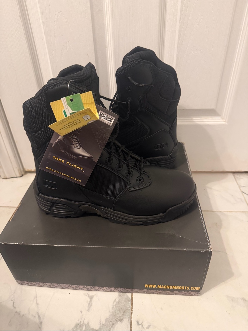 NIB Magnum Stealth Force 8.0 WP Men’s 13 Wide Waterproof Tactical Boots